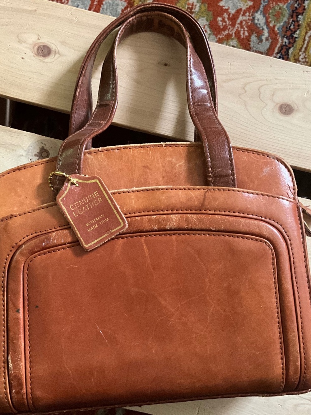 Diamicci vintage leather purse